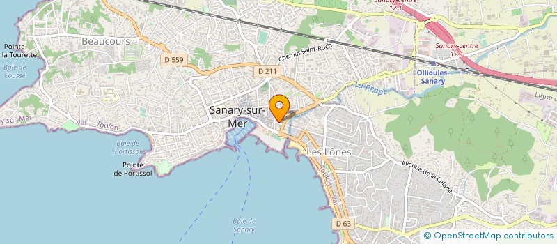 localisation de l'entreprise MONSIEUR PHILIPPE CATANI à SANARY-SUR-MER