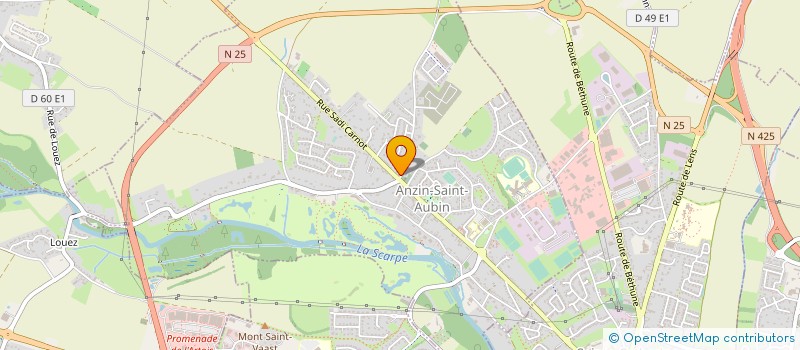 localisation de l'entreprise MONSIEUR PHILIPPE CATEZ  ANZIN-SAINT-AUBIN