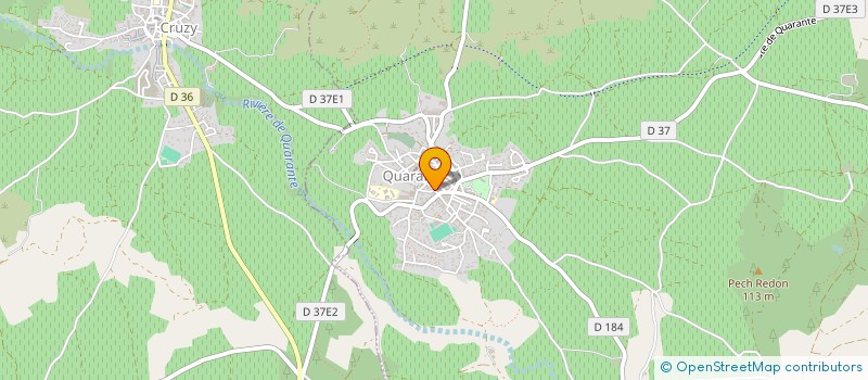 localisation de l'entreprise MONSIEUR PHILIPPE CATHALA  QUARANTE