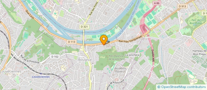 localisation de l'entreprise MONSIEUR PHILIPPE CATON  BOUGIVAL