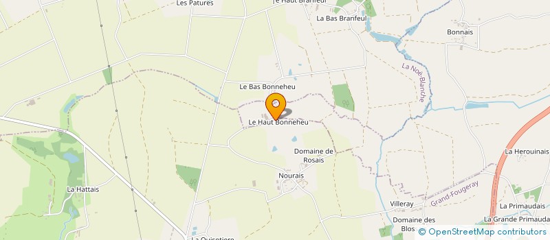 localisation de l'entreprise MONSIEUR PHILIPPE CATREUX  GRAND-FOUGERAY