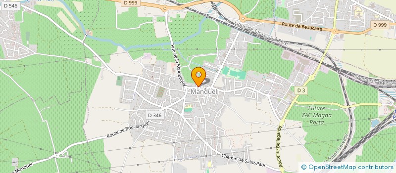 localisation de l'entreprise MONSIEUR PHILIPPE CATTELIN  MANDUEL