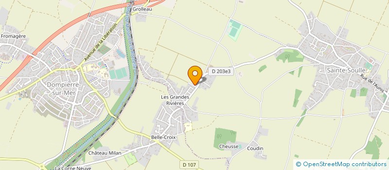 localisation de l'entreprise MONSIEUR PHILIPPE CAUGNON  SAINTE-SOULLE