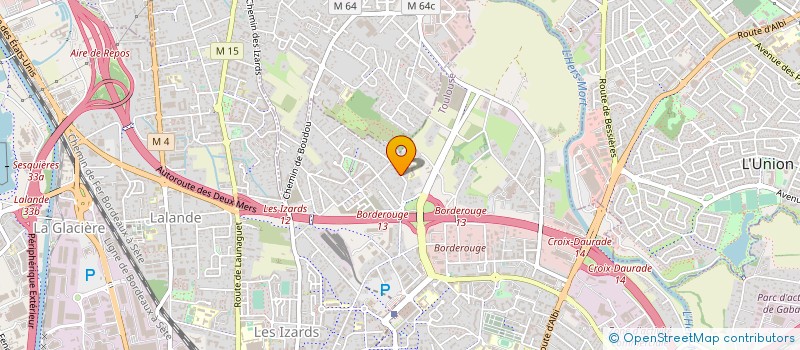 localisation de l'entreprise MONSIEUR PHILIPPE CAUJOLLE  TOULOUSE