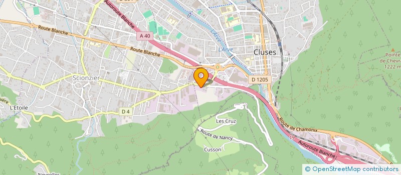 localisation de l'entreprise MONSIEUR PHILIPPE CAUL-FUTY  CLUSES