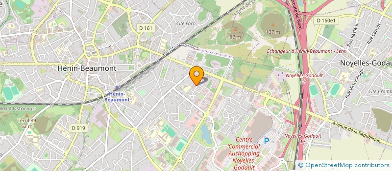 localisation de l'entreprise MONSIEUR PHILIPPE CAULIER  HENIN-BEAUMONT