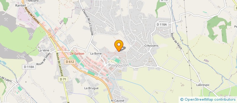 localisation de l'entreprise MONSIEUR PHILIPPE CAUSSE  CARLUS