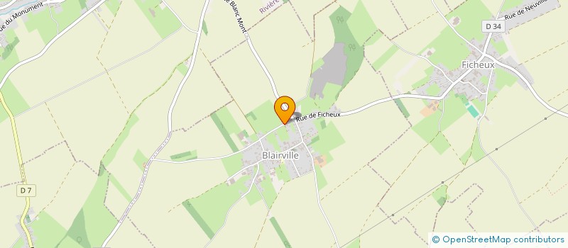 localisation de l'entreprise MONSIEUR PHILIPPE CAUUET  BLAIRVILLE