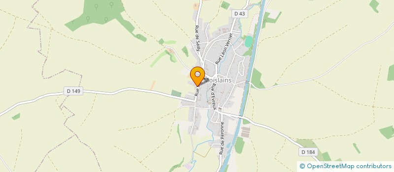 localisation de l'entreprise MONSIEUR PHILIPPE CAUVET  MOISLAINS