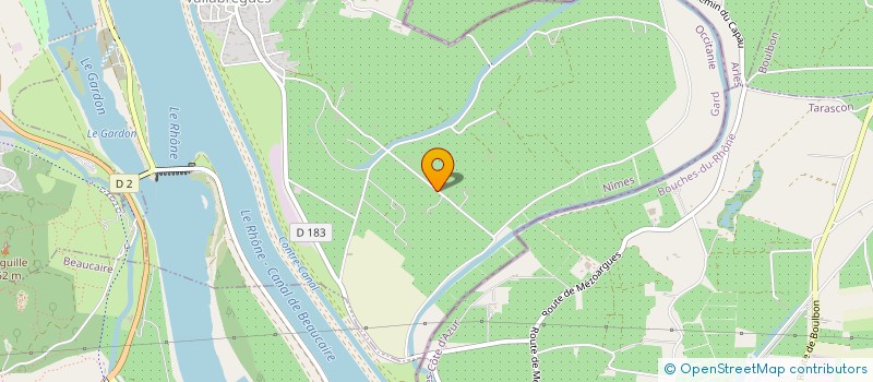 localisation de l'entreprise MONSIEUR PHILIPPE CAVALIER  VALLABREGUES