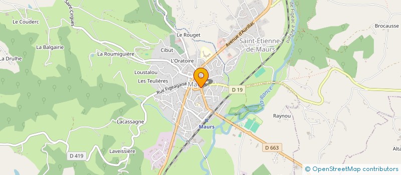 localisation de l'entreprise MONSIEUR PHILIPPE CAVANIER à MAURS