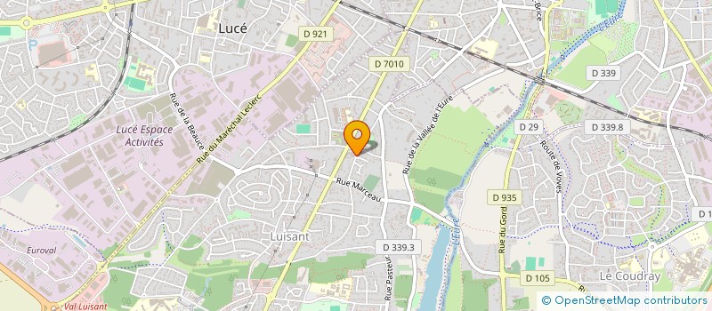 localisation de l'entreprise MONSIEUR PHILIPPE CAVART à LUISANT