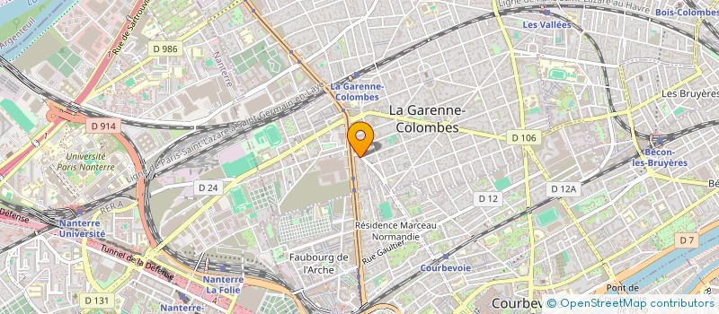 localisation de l'entreprise MONSIEUR PHILIPPE CAVILLIER à LA GARENNE-COLOMBES