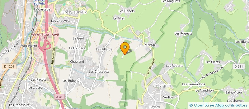 localisation de l'entreprise MONSIEUR PHILIPPE CAVORET à GRESY-SUR-AIX