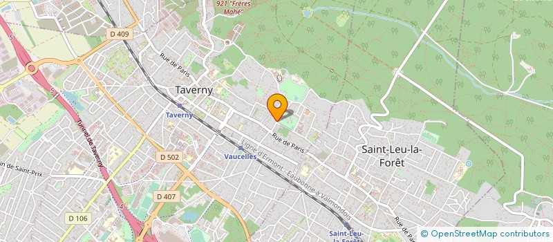 localisation de l'entreprise MONSIEUR PHILIPPE CAVRO à TAVERNY