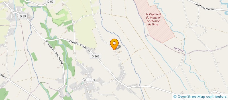 localisation de l'entreprise MONSIEUR PHILIPPE CAZEILS  OUILLON