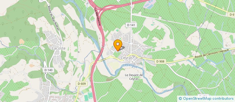 localisation de l'entreprise MONSIEUR PHILIPPE CAZEJUST  CEYRAS
