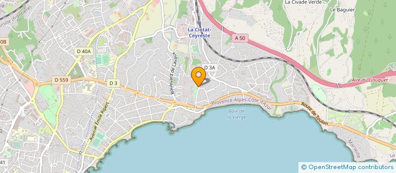 localisation de l'entreprise MONSIEUR PHILIPPE CAZILHAC à LA CIOTAT