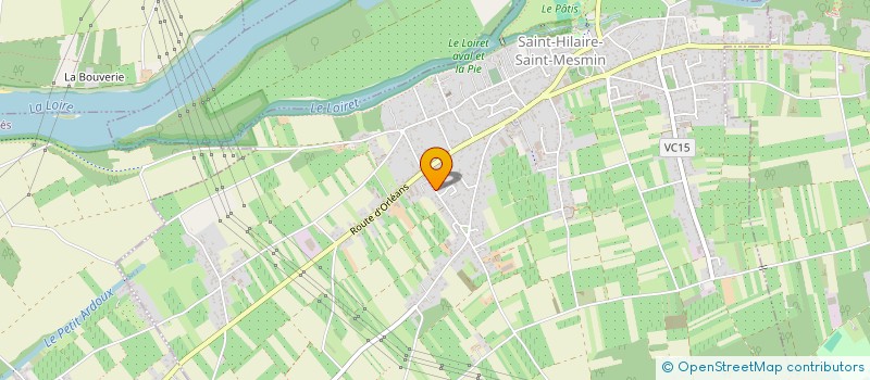 localisation de l'entreprise MONSIEUR PHILIPPE CAZOT  SAINT-HILAIRE-SAINT-MESMIN