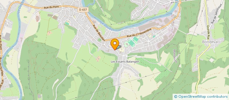 localisation de l'entreprise MONSIEUR PHILIPPE CECCARELLI  MANDEURE