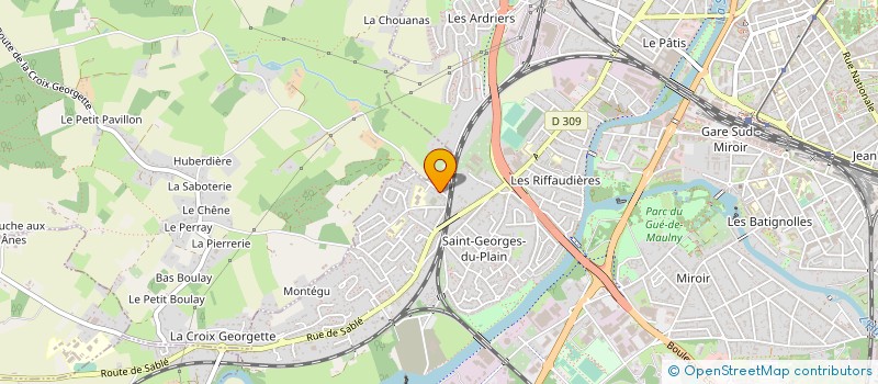 localisation de l'entreprise MONSIEUR PHILIPPE CELY  LE MANS