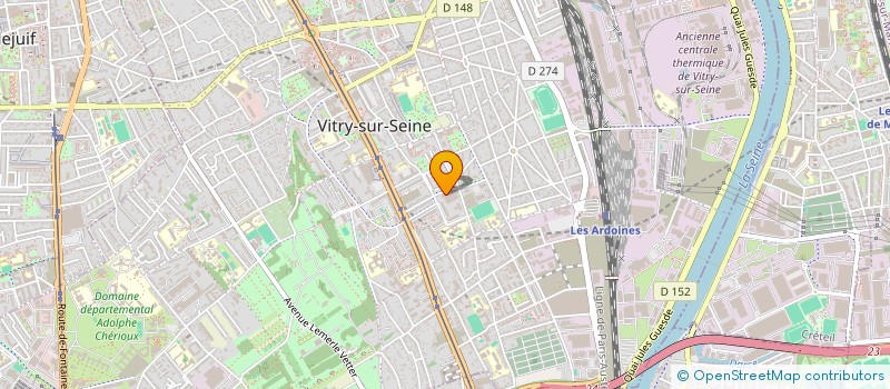 localisation de l'entreprise MONSIEUR PHILIPPE CENCERRADO à VITRY-SUR-SEINE