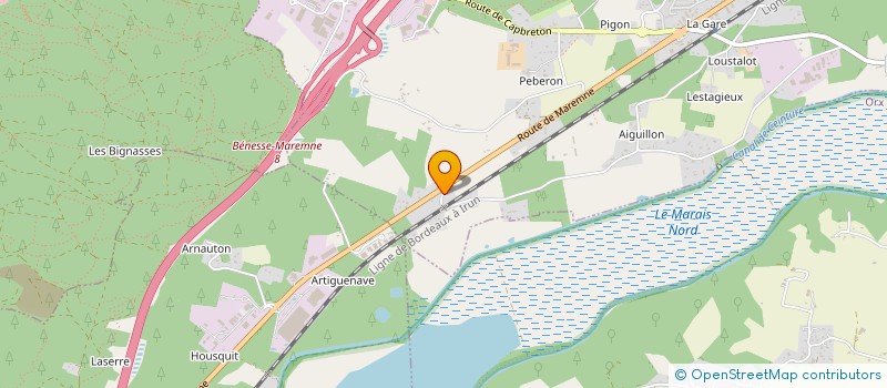 localisation de l'entreprise MONSIEUR PHILIPPE CERDAN  BENESSE-MAREMNE