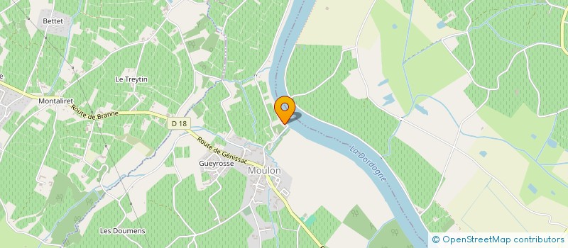 localisation de l'entreprise MONSIEUR PHILIPPE CERF  GENISSAC