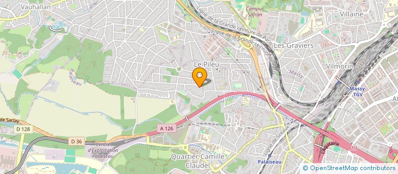 localisation de l'entreprise MONSIEUR PHILIPPE CERIZOLLA  PALAISEAU