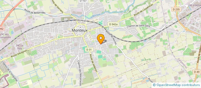 localisation de l'entreprise MONSIEUR PHILIPPE CERRUTI  MONTEUX