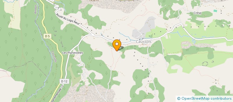 localisation de l'entreprise MONSIEUR PHILIPPE CESAR  CAUSSOLS