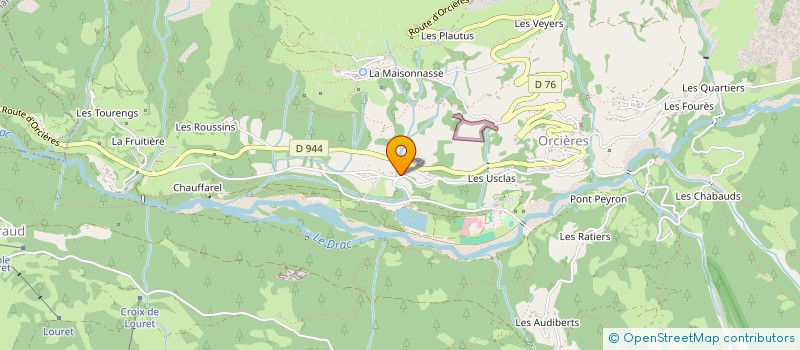 localisation de l'entreprise MONSIEUR PHILIPPE CHABOT  ORCIERES