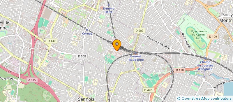 localisation de l'entreprise MONSIEUR PHILIPPE CHADUTEAU  ERMONT