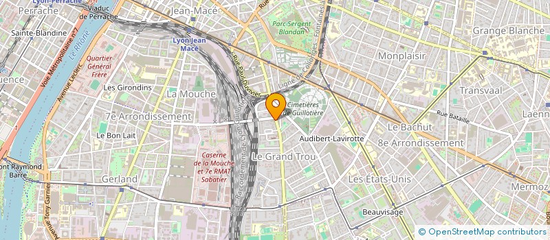 localisation de l'entreprise MONSIEUR PHILIPPE CHAGNEAU à LYON
