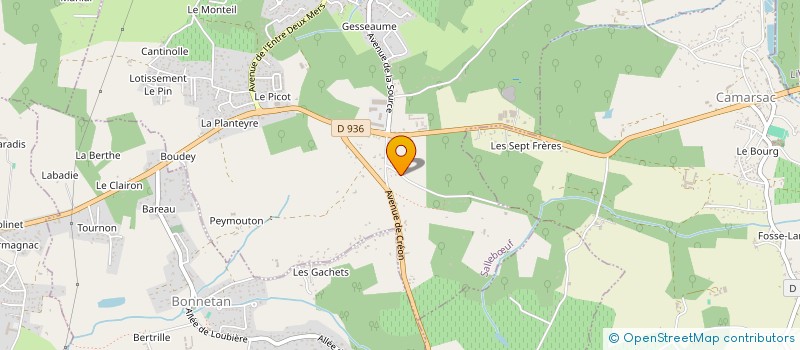 localisation de l'entreprise MONSIEUR PHILIPPE CHAGNEAU  SALLEBUF