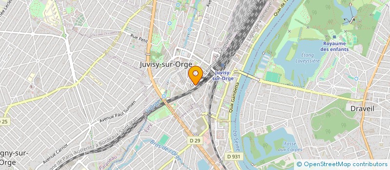 localisation de l'entreprise MONSIEUR PHILIPPE CHAGNON à JUVISY-SUR-ORGE