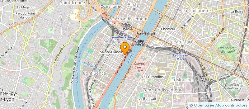 localisation de l'entreprise MONSIEUR PHILIPPE CHAILLET  LYON