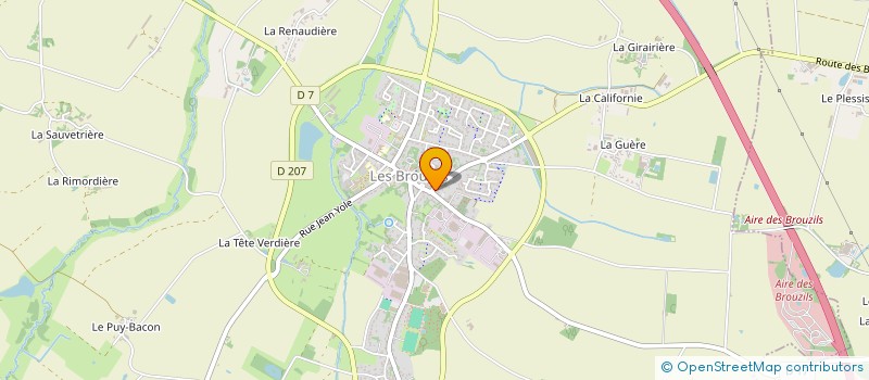 localisation de l'entreprise MONSIEUR PHILIPPE CHAILLOU  LES BROUZILS