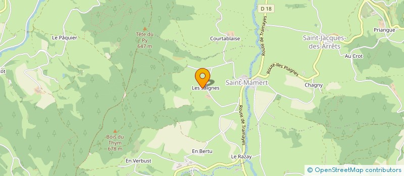 localisation de l'entreprise MONSIEUR PHILIPPE CHAINTREUIL à DEUX-GROSNES