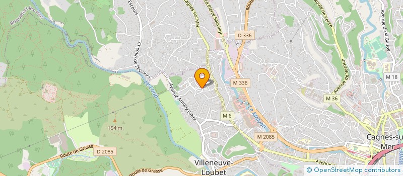 localisation de l'entreprise MONSIEUR PHILIPPE CHAIX à VILLENEUVE-LOUBET