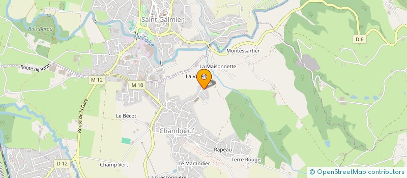 localisation de l'entreprise MONSIEUR PHILIPPE CHALAND  CHAMBUF