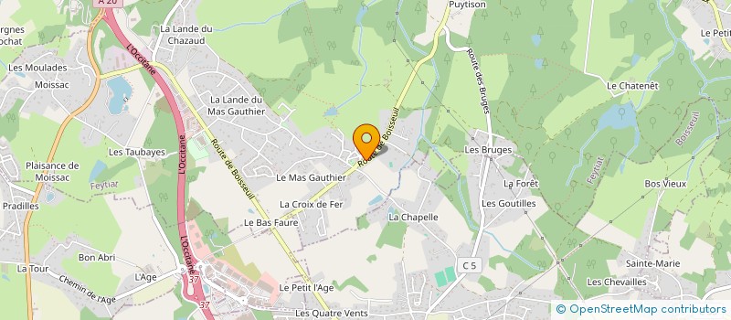 localisation de l'entreprise MONSIEUR PHILIPPE CHALVET à FEYTIAT