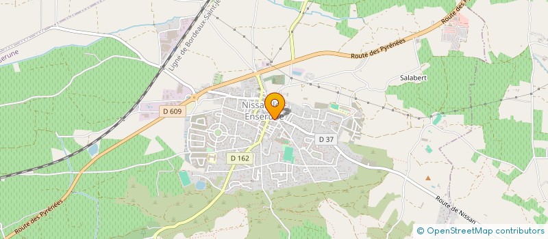 localisation de l'entreprise MONSIEUR PHILIPPE CHAMAYRAC  NISSAN-LEZ-ENSERUNE