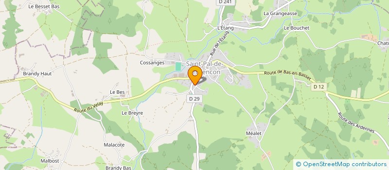 localisation de l'entreprise MONSIEUR PHILIPPE CHAMBON  SAINT-VICTOR-SUR-ARLANC