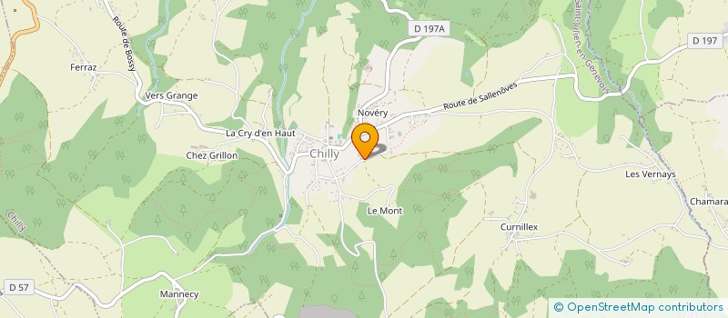 localisation de l'entreprise MONSIEUR PHILIPPE CHAMIOT-CLERC à CHILLY