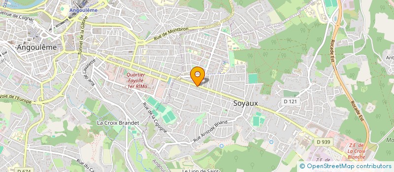 localisation de l'entreprise MONSIEUR PHILIPPE CHAMOULAUD à SOYAUX
