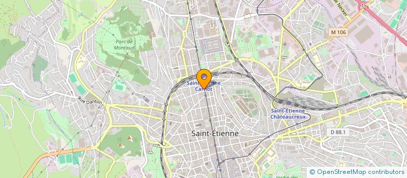 localisation de l'entreprise MONSIEUR PHILIPPE CHAMPAVERT  SAINT-ETIENNE