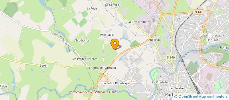 localisation de l'entreprise MONSIEUR PHILIPPE CHAMPION à CHATILLON-SUR-THOUET