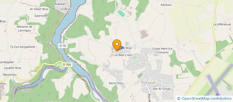 localisation de l'entreprise MONSIEUR PHILIPPE CHAMPROUX à MORLAIX