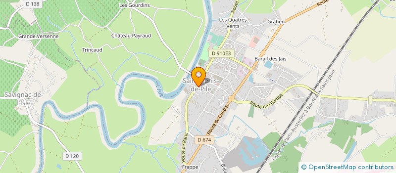 localisation de l'entreprise MONSIEUR PHILIPPE CHANCEAULME DE SAINTE CROIX à SAINT-DENIS-DE-PILE